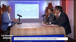 Immobilier  comment évoluent les prix et les conditions de crédit [upl. by Hartzke241]