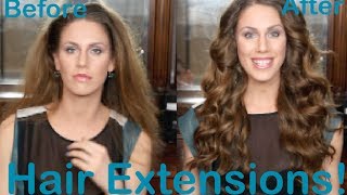 Big Sexy Hair Extensions Tutorial  Buying Guide Estelles Secret Mitch Stone Hair Sedu Diamond [upl. by Quinby]