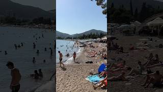 Slovenska beach Budva montenegro budva beach travel adriaticsea [upl. by Lebasi242]