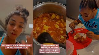 Brunna Gonçalves faz comida pra Ludmilla quot muito boa quot [upl. by Idac801]