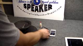 How to Use Smartphone or iPad to Center Speaker Voice Coil  Easy [upl. by Schmitt]