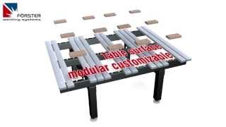 WELDING TABLE SYSTEM  FORSTER 3D WELD TABLE  MODULAR FIXTURING [upl. by Sibel797]