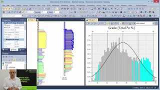 Micromine 2014  Improvements to Charts [upl. by Nilad]