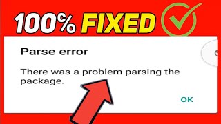 there was a problem while parsing the package parsing package while installing app  parsing error [upl. by Dwain670]