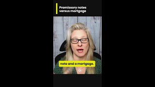 Promissory notes versus mortgage [upl. by Aleakam]