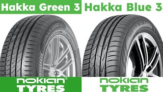 Nokian Hakka Green 3 vs Nokian Hakka Blue 3 [upl. by Ciryl]