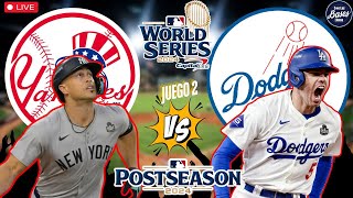 🚨 EN VIVO Serie Mundial 2024  Yankees vs Dodgers  Juego 2  Análisis y Reacciones ⚾🔥 [upl. by Bent25]