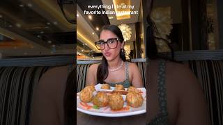 Everything I ate at my favorite Indian Restaurant indiancuisine food indianfood indianstreetfood [upl. by Macpherson]