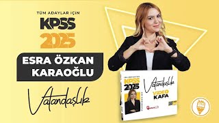 2 Hukukun Temel Kavramları 2  Esra Özkan Karaoğlu KPSS VATANDAŞLIK 2025 [upl. by Irtimed]