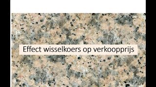 Effect wisselkoersen op verkoopprijzen [upl. by Tnemelc]