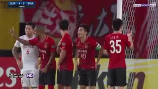 Hulk INCREDBILE freekick goal titanic song Shanghai [upl. by Akiria432]