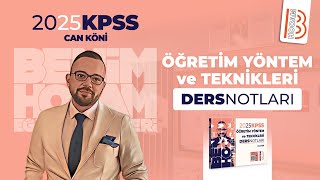 16 Öğretim Yöntem ve Teknikleri  Öğretim Stratejileri  Can KÖNİ  2025 [upl. by Whetstone]