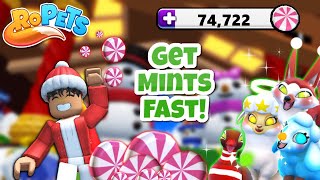 🍬❄️ GET MINTS QUICK All Methods To Get Mints in Ropets Christmas Update  Roblox [upl. by Hafital646]