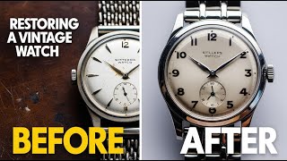 I RESTORED A WWII VINTAGE WATCH FROM SCRATCH IN 30 DAYS VIDEO FROM WRISTWATCH REVIVAL Part 2 [upl. by Veronica]