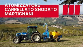 Atomizzatore Agricolo Carrellato Snodato Martignani [upl. by Attenat796]