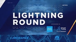 Lightning Round Buy some Toyota then wait for it to come down says Jim Cramer [upl. by Zink]