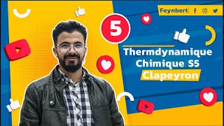 5  Relation de Clapeyron Thermodynamique Chimique S5 Licence Chimie SMC S4 [upl. by Chicky]