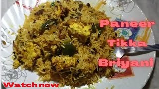 Paneer tikka Briyani  पनीर टिक्का बिरयानी [upl. by Cicero671]