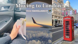 ✨Moving to London for study 🇬🇧 📍Life updates amp airport journey  study abroad  BD to UK 🇧🇩 [upl. by Emil]