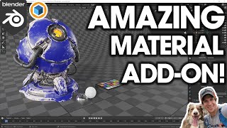 AMAZING Custom Materials in Blender with Fluent Materializer Add Scratches Grunge and MUCH MORE [upl. by Yahc241]