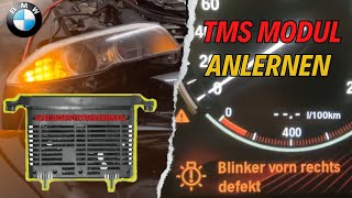 Scheinwerfertreibermodul am BMW 5er F10F11 TMS anlernen  Lösung Blinker ohne Funktion [upl. by Rodie]