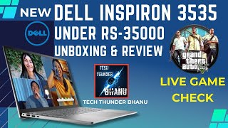 BEST GAMING LAPTOP UNDER RS 35000⚡DELL INSPIRON 3535⚡LIVE GTA V TESTING gaming viral youtube new [upl. by Tammany815]