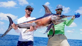 Deep Water Swordfish  Catch N Cook [upl. by Adlei]