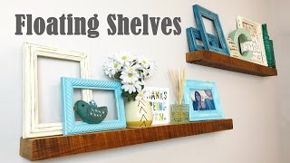 Reclaimed Floating Shelves [upl. by Aitnyc509]