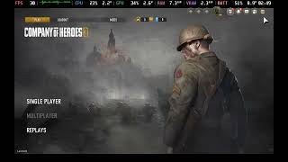 Company of Heroes 3  Steam Deck OLED performance [upl. by Yrol469]