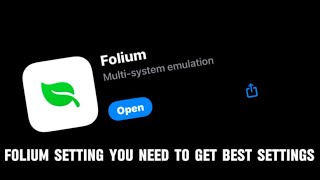 Folium Setting you need BEST SETTINGS [upl. by Irisa11]