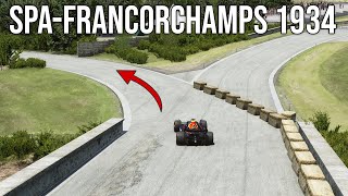 This is what SpaFrancorchamps looked like in 1934 [upl. by Ramgad142]