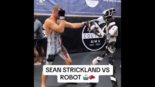 Sean Strickland Sparring With Robot WOW [upl. by Ettelliw770]