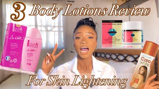 Body lotions for Skin Lightening  FairampWhite  ClearEssence  Carowhite Body lotion Review [upl. by Wehhtam]