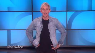 Ellen Looks for the Mystery Celebrity Hiding in Her Audience [upl. by Einner]