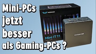 GEEKOM Mini IT11 PC max 5GHz im Test mit Intel Iris Xe Grafik und Windows 11 Pro [upl. by Iadrahc917]