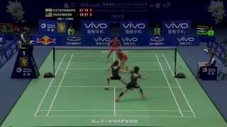 Sudirman Cup 2015 Day 2Malaysia VS IndiaWD [upl. by Knox650]