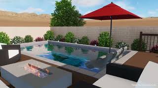 Gronau Residence Pool Design HansenPools [upl. by Curkell]