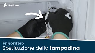 Come sostituire la lampadina del frigorifero  FixPart [upl. by Imhsar]