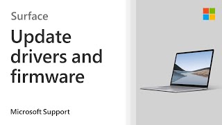 How to update and install drivers and firmware for Surface  Microsoft [upl. by Suter]