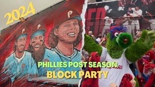 Phillies Postseason Block Party in Fishtown A Philly Fan Celebration  phillies [upl. by Venus97]