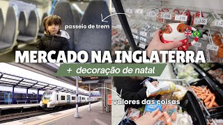 COMPRAS DA SEMANA NA INGLATERRA PARA 3 PESSOAS PASSEIO DE TREM SÓ NÓS DUAS QUANTOS GASTAMOS 🇬🇧 🛒 [upl. by Perkins]