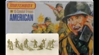 Matchbox American infantry 1 32 [upl. by Ecaroh]