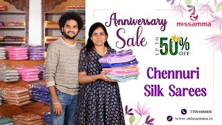 Anniversary Special Sarees for our Customers  MissammaHandlooms  anniversarysale sale [upl. by Latimore]