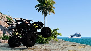 🦇 Batman Monster Jam Disaster MustSee Footage [upl. by Fi275]