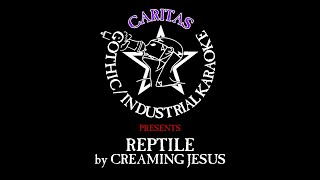 Creaming Jesus  Reptile  Karaoke w Lyrics  Caritas [upl. by Keene124]