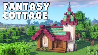 Minecraft Fantasy Cottage Tutorial [upl. by Roselia]