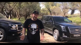 Chevrolet Tahoe VS Cadillac Escalade  тест драйв по грязи  Голосуем [upl. by Nye304]