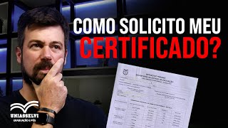 ENCCEJA  COMO SOLICITAR O CERTIFICADO [upl. by Rofotsirk]