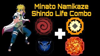 Minakaze  Narumaki 6 Path  Getsuga  Magma Spirit Bomb Minato Namikaze Shindo Life Combo [upl. by Mauralia]