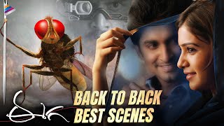 EEGA Back To Back Best Scenes  Nani  Samantha  Kiccha Sudeep  SS Rajamouli  Telugu FilmNagar [upl. by Nami]